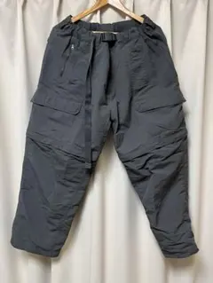 ダークグレー カーゴパンツ ノースフェイス