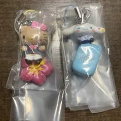 サンリオキャラクターズ 平成ギャルチャーム ハローキティ日焼け、シナモン