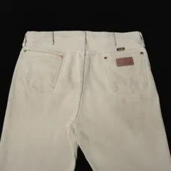 USA製ビンテージ13MWZラングラー カラー デニムパンツ ベージュ系 90s