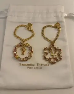 サマンサタバサプチチョイス　ハートモチーフ　イニシャルチャーム　Ｙ 2個セット