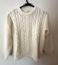 Honeys アイボリー ニットトップス S