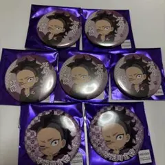 鬼滅の刃 ナンジャタウン 缶バッジ 不死川玄弥 7個セット レア ノーマル