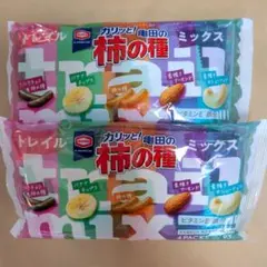 亀田　柿の種　トレイルミックス×３袋のサムネイル