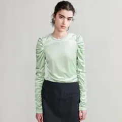 【新品】H BEAUTY&YOUTH レーヨンコットンシャーリングロングスリーブ 新品】H BEAUTY&YOUTH レーヨンコットンシャーリングロングスリーブ