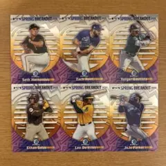 2026 bowman chrome MLB インサート 6枚セット