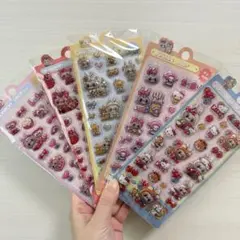 【即日発送】ラブブ BONBON DROP キャラクターシール 5枚セット　2