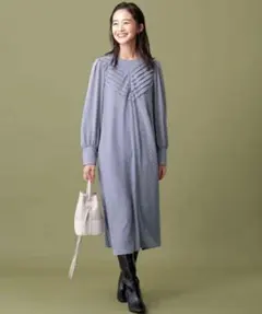 nano universe ドットジャカードワンピース