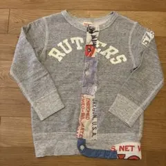 デニムダンガリー　denimdungaree 120 カーディガン　グレー