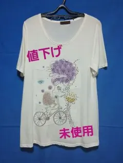 (未使用)Calabazaキラキラ Tシャツ おしゃれプリントのサムネイル