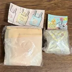 サンリオ エコバッグ ラテクマ ミニスクエアケースキーホルダー プリン