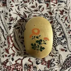 ビンテージ 小物入れ　爪楊枝入れ　菊
