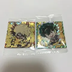 僕のヒーローアカデミア ステッカー 爆豪勝己 緑谷出久 2枚セット