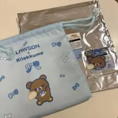 スペシャルリラッくじ ローソン F賞巾着　G賞アクリルキーホルダー
