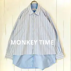 モンキータイム レイヤードオーバーサイズシャツ MONKEY TIME