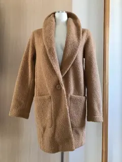 美品　ユニクロUNIQLO ボアチェスターコート