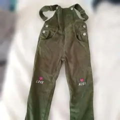 ALGY オーバーオール 緑
