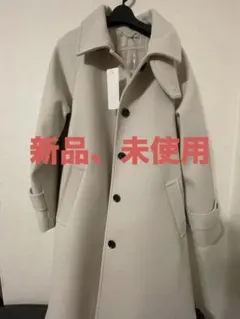 GU ウィメンズ ロングコート M ナチュラル