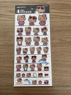 ハローキティ 4サイズ ステッカー　日焼け　サンリオ