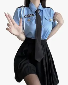 ハロウィン ポリス コスチューム 制服 3点セット セクシー 衣装 コスプレ