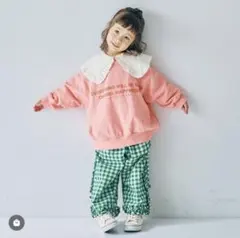 【美品】p.premierギンガムチェック フリルパンツ