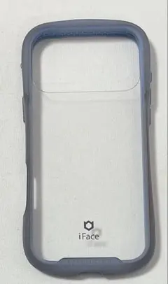 Face iPhone17ProMaxケース クリア強化ガラス (ペールブルー)