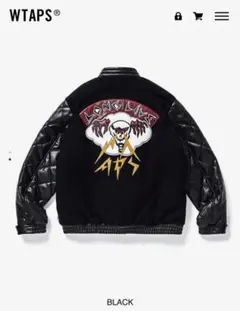 18aw WTAPS CLUB JACKET スタジャン　WTVUA 1 s wtaps 18aw club jacket wopo melton baseball wtvua size s
