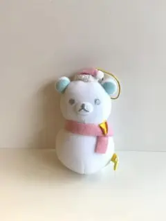 サンエックス　リラックマ 雪だるま パステル クリスマスマスコット 2018年