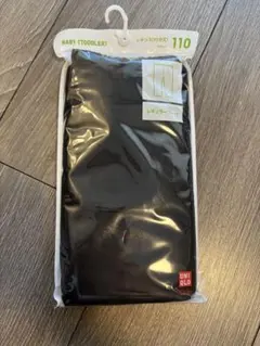 UNIQLO キッズレギンス ブラック 110サイズ