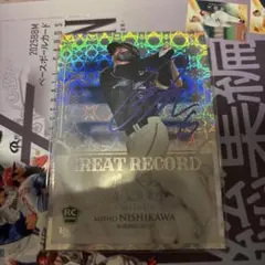 【千葉ロッテ 西川史礁】10枚限定 紫箔サイン BBM FUSION 2025