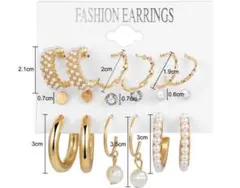 ピアス9点セット レディース おしゃれ ゴールド おしゃれ おすすめ