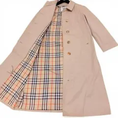 BURBERRY ステンカラーコート M ベージュ ロングコート ノバチェック