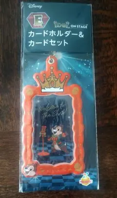 ディズニー　ハッピーくじ　カードホルダー＆カードセット　デール