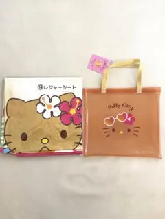 日焼けキティ レジャーシート＆PVCトートバッグ セットのサムネイル