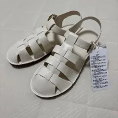 ホワイト ストラップサンダル M/Lのサムネイル