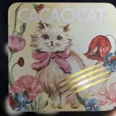 CACAOCAT 猫デザイン缶 小物入れ
