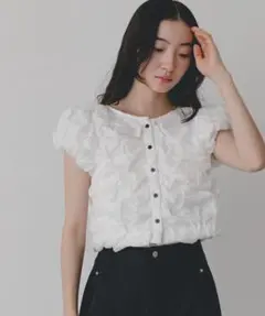 新品SENSE OF PLACE♡クシュクシュパフスリーブトップスのサムネイル