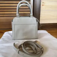 ラシット　Morandi 2Wayレザーボストンバッグ S グレージュ