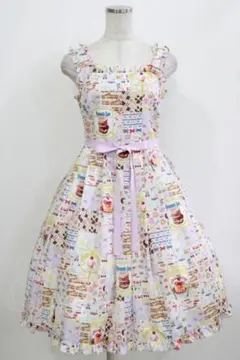 Emily Temple Cute エミキュ シリアルプリント 半袖ワンピース Emily Temple Cute エミキュ シリアルプリント 半袖ワンピース - メルカリ