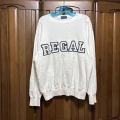 REGAL メンズ　ロゴトレーナー　白　Mのサムネイル