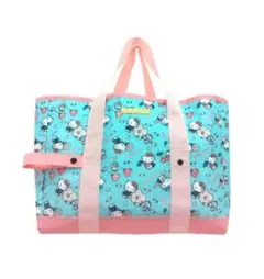 ☆新品☆ 保冷バッグ　ハローキティ　トートバッグ　ショッピングバッグ　ブルー