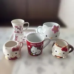 ハローキティ レトロマグカップ 5個セット