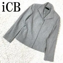 iCB アイシービー テーラードジャケット グレー 7 B3033