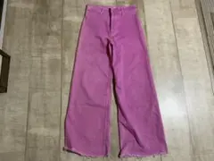 ピンク ストレートデニム　Mサイズのサムネイル