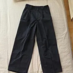 GU ブラック ワイドパンツ