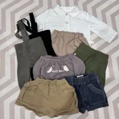【8点セット】ベビー服 70 80 ボトムス まとめ売り セットアップ