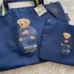 Polo Ralph Lauren ラルフローレン トートバッグ ネイビーのサムネイル