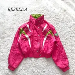 Q1【RESEEDA】スキーウェア　ジャケット ナイロン　中綿　ピンク　LL