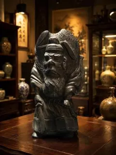 【名品・神谷房吉製】三州高浜 鍾馗 飾り瓦 骨董 伝説鬼師 時代物 魔除け 名品・神谷房吉製】三州高浜 鍾馗 飾り瓦 骨董 伝説鬼師 時代物 魔除け