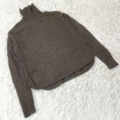 アダム エ ロペ　ＹＡＫタートルサイドスリットニット　プルオーバー　セーター