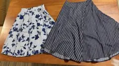 フレアスカート 2点セット UNTITLED 、23区